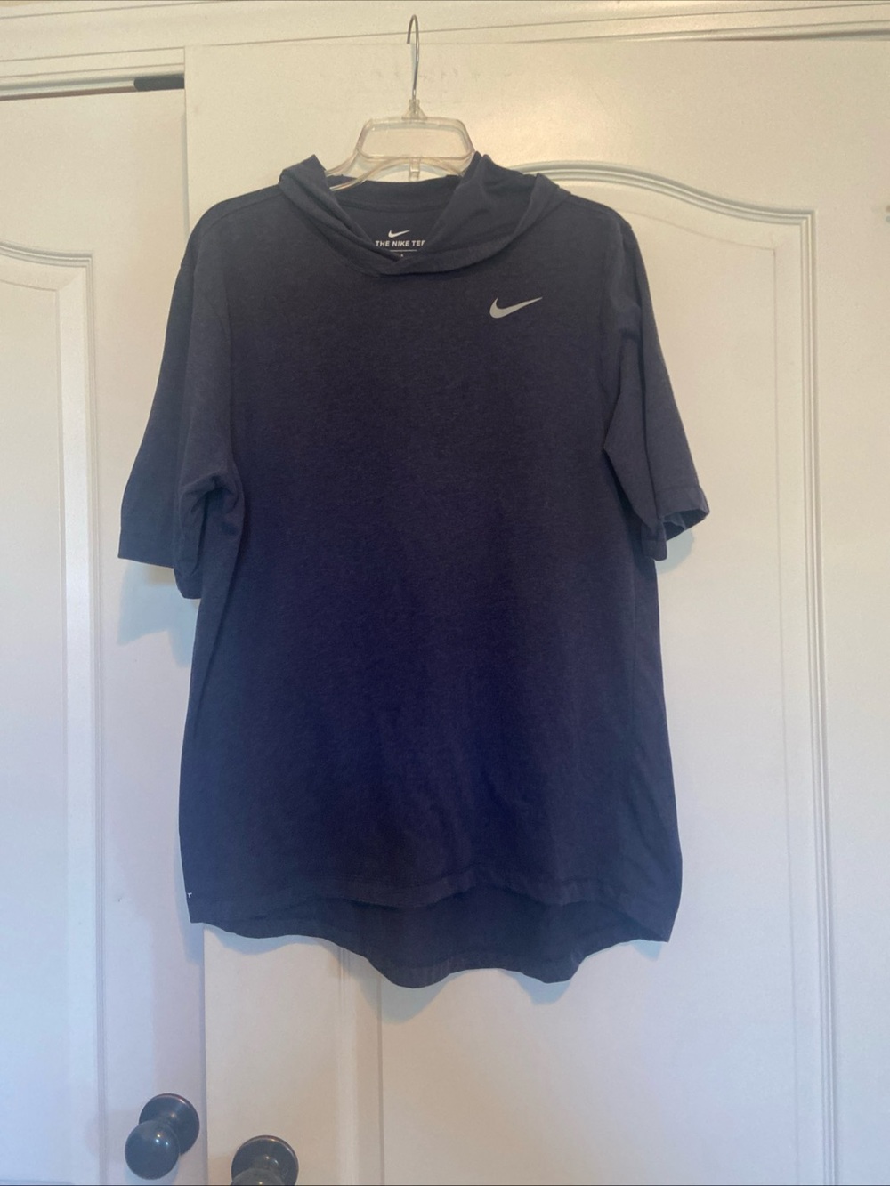 Nike Men's Short-Sleeve Hooded Tee - Dark Blue